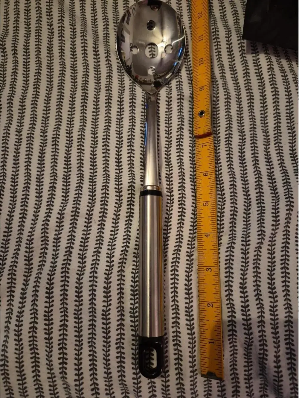 12.5” Ultrex Stainless Steel Slotted Spoon 18/10 Made In Korea